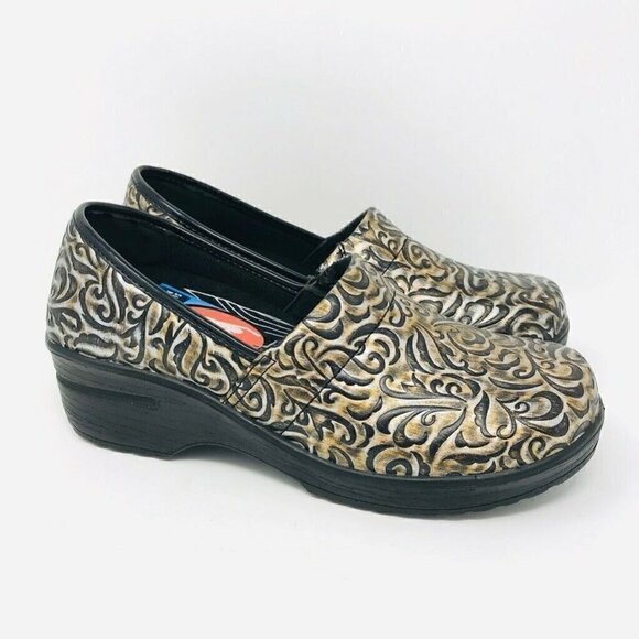Easy Works By Easy Street Clog Shoes Black 8.5 W - Picture 1 of 11